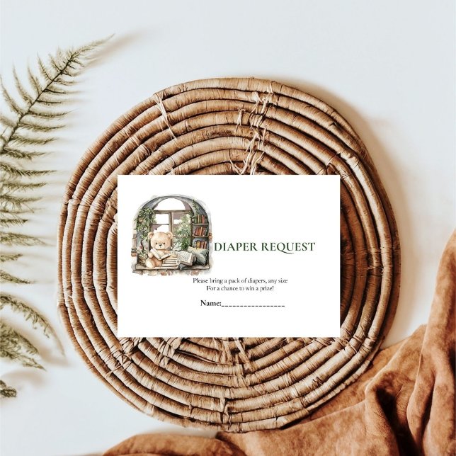 Storybook A New Chapter  diaper raffle request Enclosure Card (Creator Uploaded)