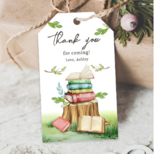 Storybook Baby Shower Book Books New Chapter  Gift Tags