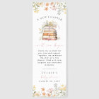 Storybook Baby Shower Bookmark Favour A New Chapte