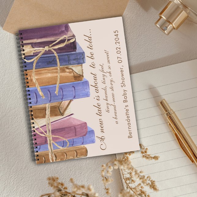 Storybook  Baby Shower Customise Guest Book (Creator Uploaded)