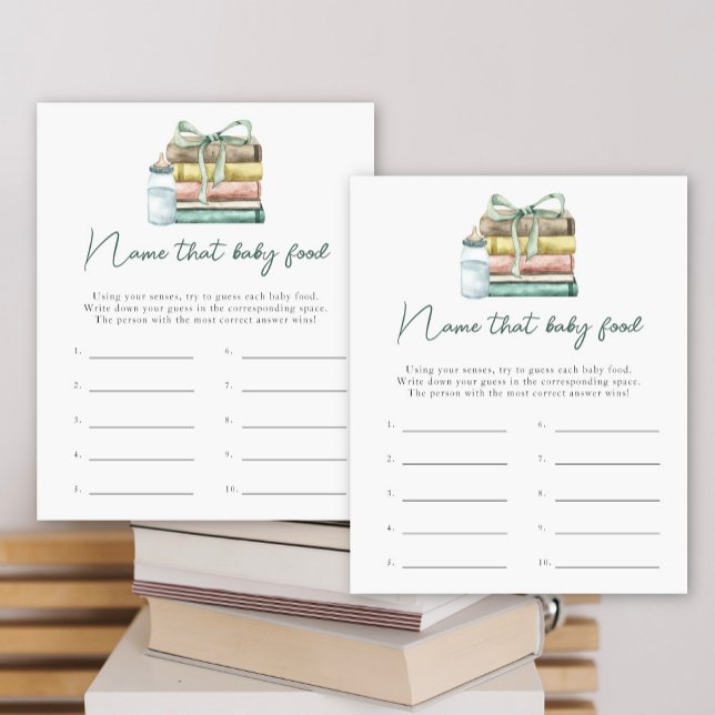 Storybook baby shower - Name that baby food (Creator Uploaded)