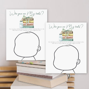 Storybook baby shower - Who gave me My looks?