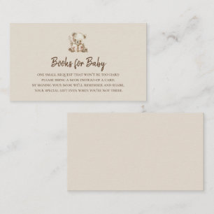 Storybook Bear    Books for Baby Insert 