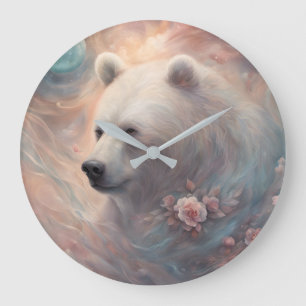 Storybook Bear Large Clock