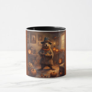 Storybook Beaver Witch Tricks or Treats Mug