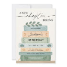 Storybook Birthday A New Chapter Begins