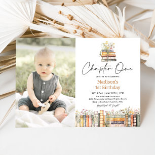 Storybook Birthday Photo Invitation