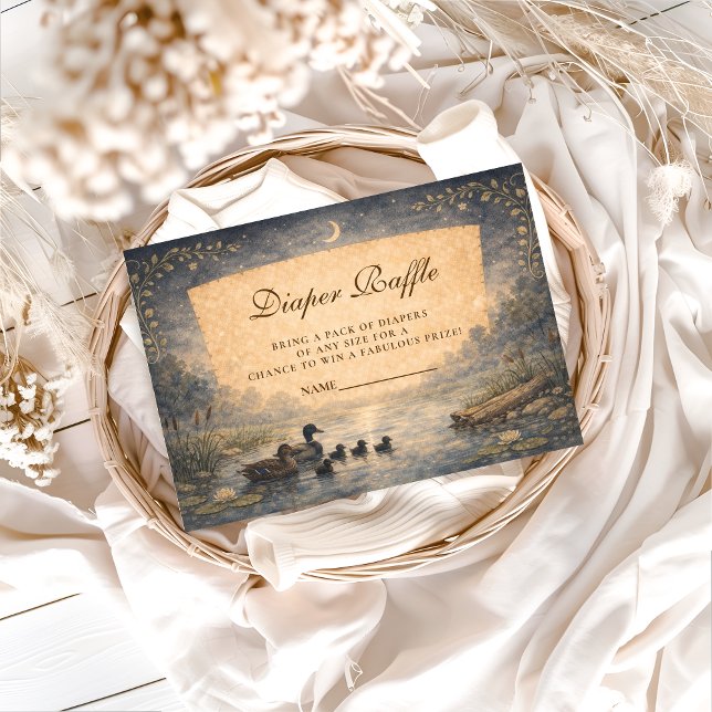 Storybook Duck Diapper Raffle Enclosure Card (Creator Uploaded)