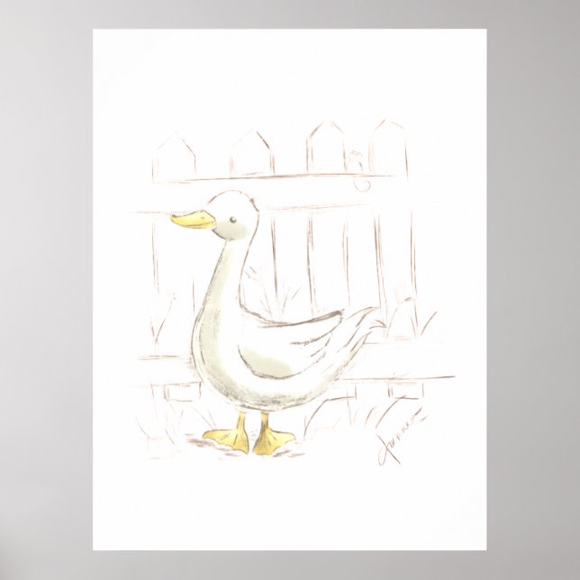Storybook Duck Poster (Front)