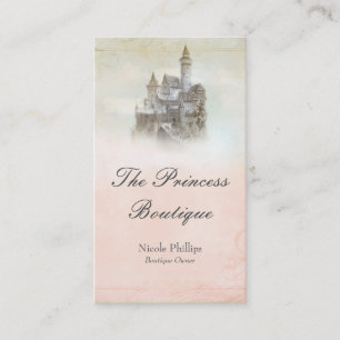 Storybook Fairytale Castle Boutique Business Card