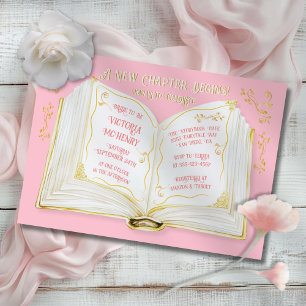 Storybook Fairytale New Chapter Bridal Shower Invitation
