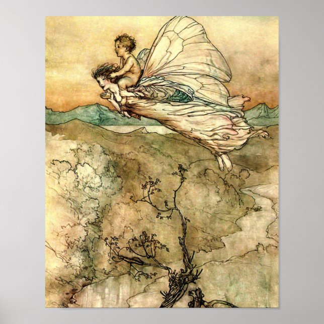 Storybook Fantasy Vintage Poster (Front)