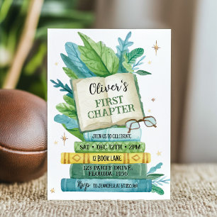 Storybook First Chapter Birthday Invitation