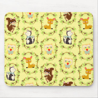 storybook forest mouse mat