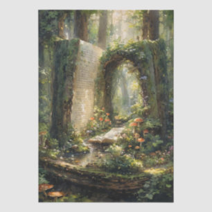 Storybook Forest Path Tissue Paper