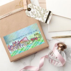 Storybook Frog Rectangular Sticker