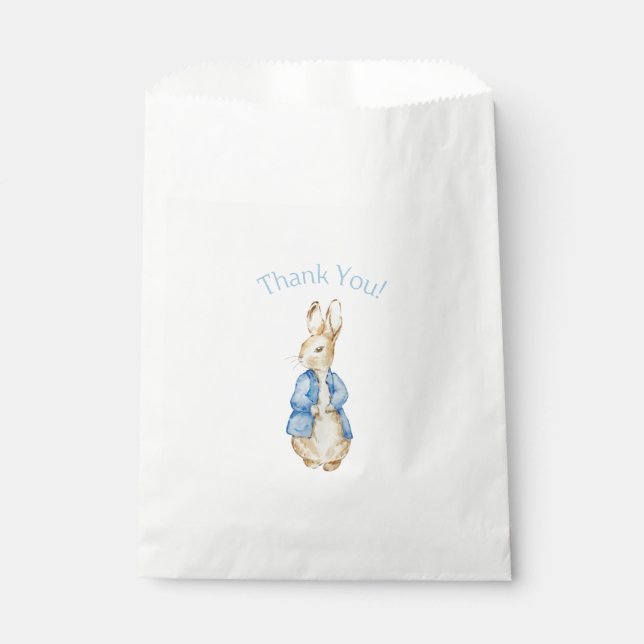 Storybook Garden Rabbit Inspired Baby Shower  Favour Bags (Front)