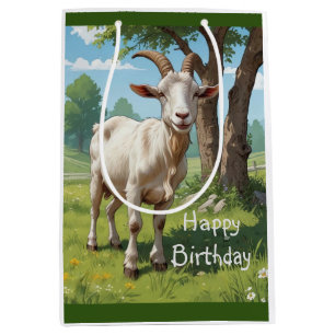Storybook Goat Medium Gift Bag