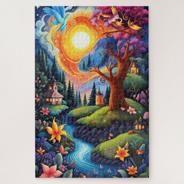 Storybook Landscape 3 Jigsaw Puzzle (Vertical)