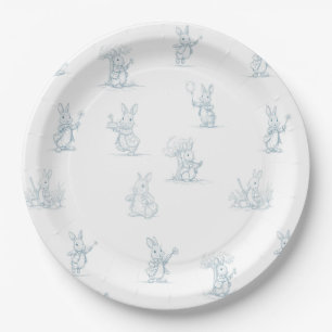 Storybook Little Bunny Peter Paper Plate