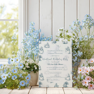 Storybook Little Mouse Birthday Invitation