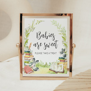 Storybook New Chapter Baby Shower Babies are Sweet Poster