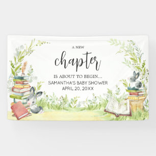 Storybook New Chapter Baby Shower Banner