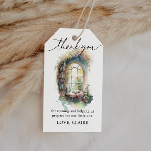Storybook New Chapter Baby Shower Favour Gift Tags