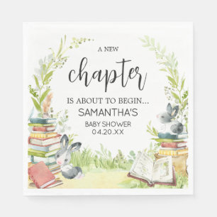 Storybook New Chapter Baby Shower Napkin