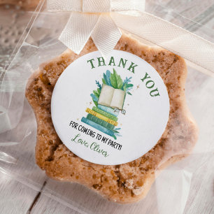 Storybook New Chapter Birthday Classic Round Sticker