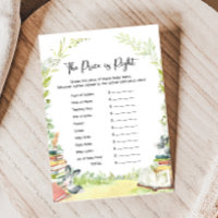 Storybook New Chapter Shower Price is Right Game