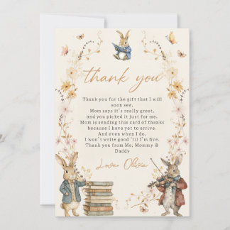 Storybook New Chapter Will Begin Thank You Card