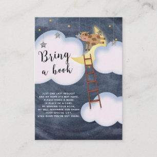 Storybook Nursery Rhyme Bring A Book Request Baby Enclosure Card