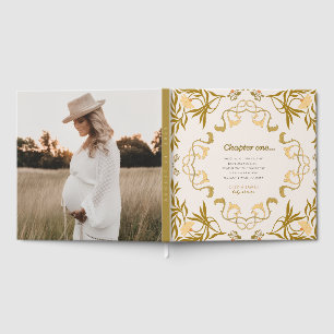 Storybook our next chapter fairytale baby shower guest book