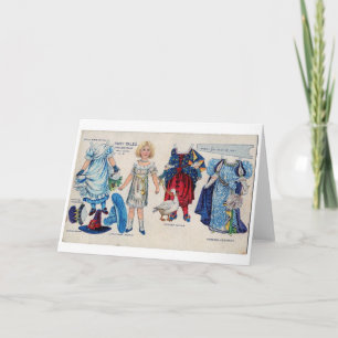 Storybook Paper Doll, Greeting Card