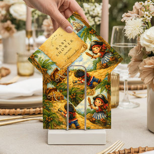 Storybook Pirate Adventure Baby Shower Napkin