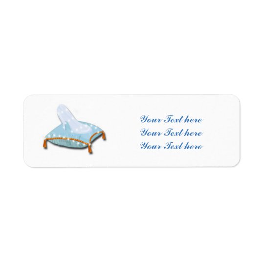 Storybook Princess Elegant Wedding Party Custom Return Address Label