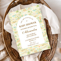 Storybook Tropical Animals  Baby Shower