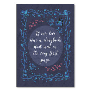 Storybook Wedding - Table Card