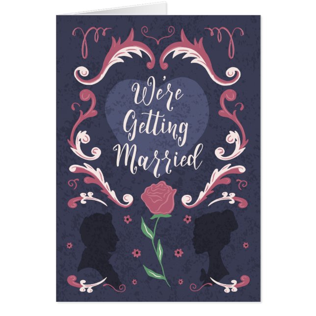 Storybook Wedding - We're Getting Married card (Front)