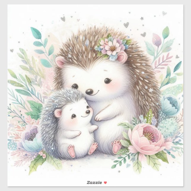 Storybook Woodland Babies Hedgehog Love (Sheet)