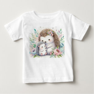 Storybook Woodland Babies Hedgehog Love Baby T-Shirt