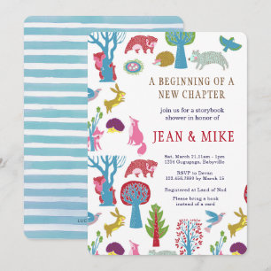 Storybook Woodland Baby Shower Invitation