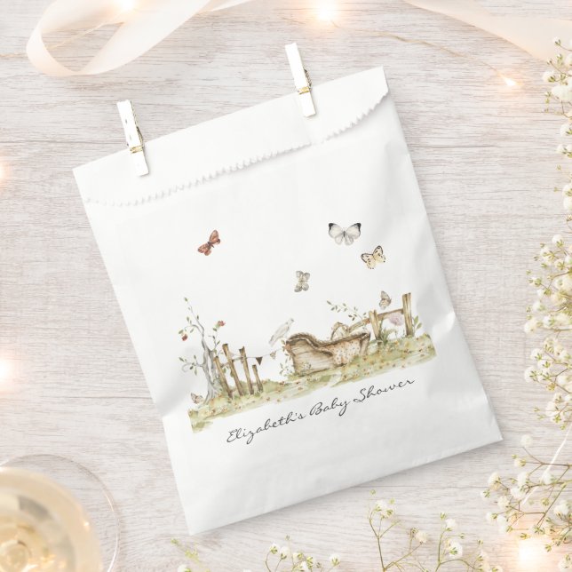Storybook | Woodland Forest Baby Shower Favour Bags (Clipped)