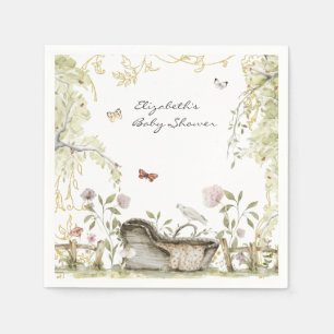 Storybook   Woodland Forest Baby Shower Napkin