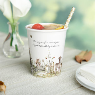 Storybook   Woodland Forest Baby Shower Paper Cups