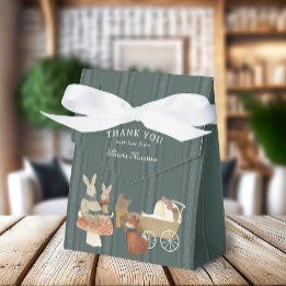 Storybook Woodland Friends Baby Shower Favour Box