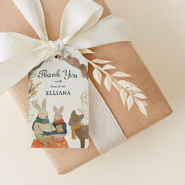 Storybook Woodland Friends Baby Shower Favour Tags