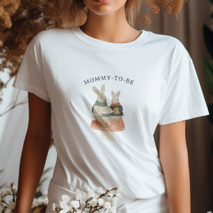 Storybook Woodland Friends Mummy-to-Be T-Shirt