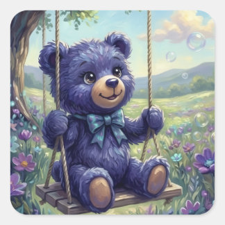 StoryBookCharm3 Square Sticker